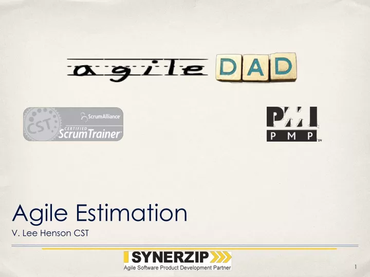 agile estimation