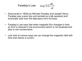 Faraday’s Law