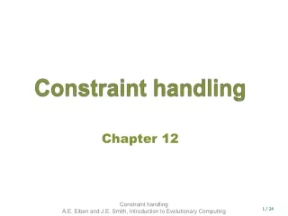 Constraint handling