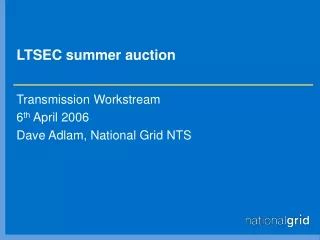 LTSEC summer auction