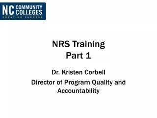 NRS Training Part 1