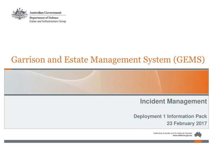 garrison and estate management system gems