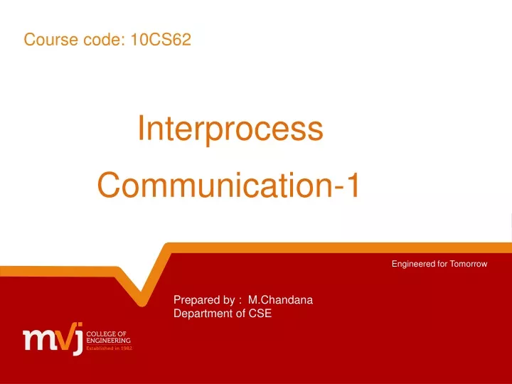 course code 10cs62