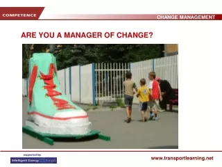 ARE YOU A MANAGER OF CHANGE?