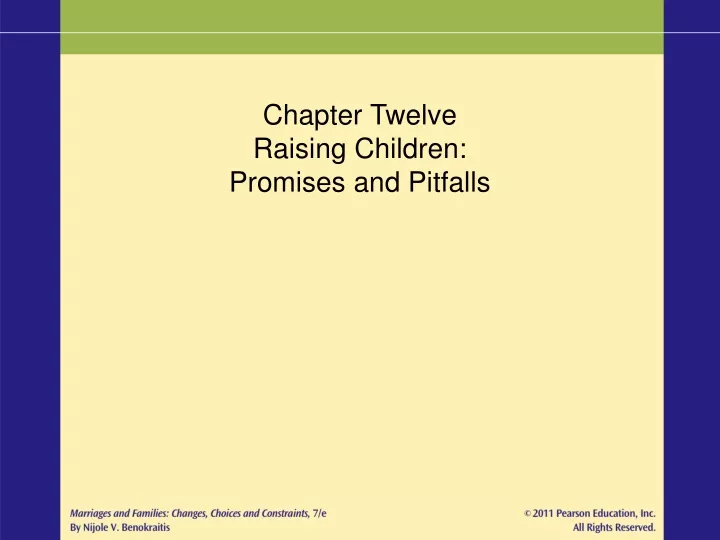 chapter twelve raising children promises