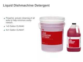 Liquid Dishmachine Detergent