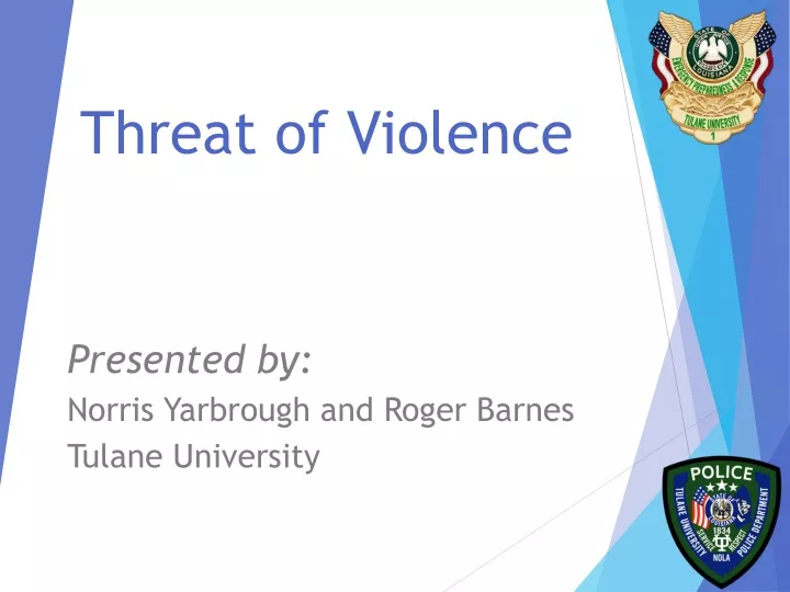 threat of violence