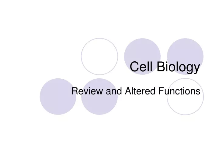 cell biology