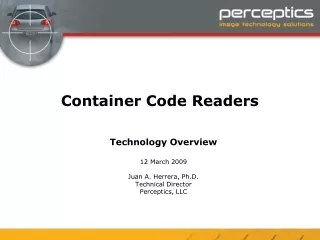 Container Code Readers