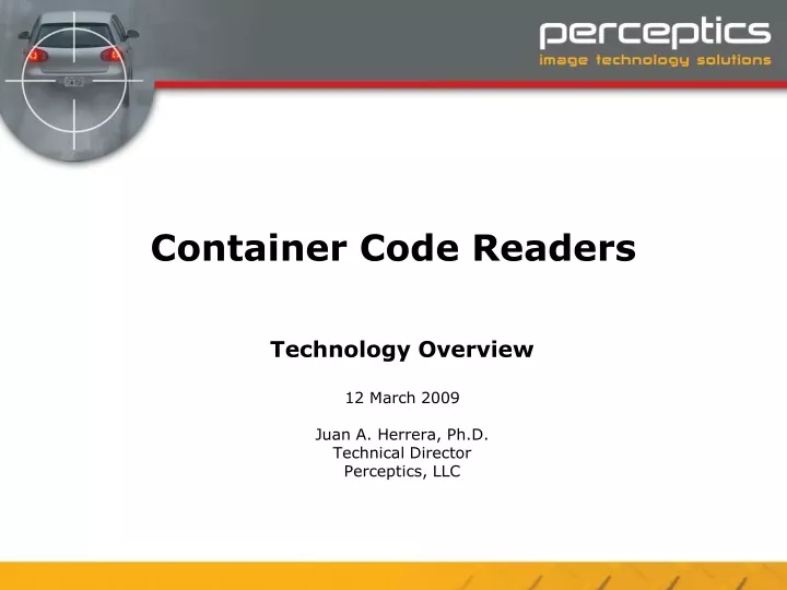 container code readers