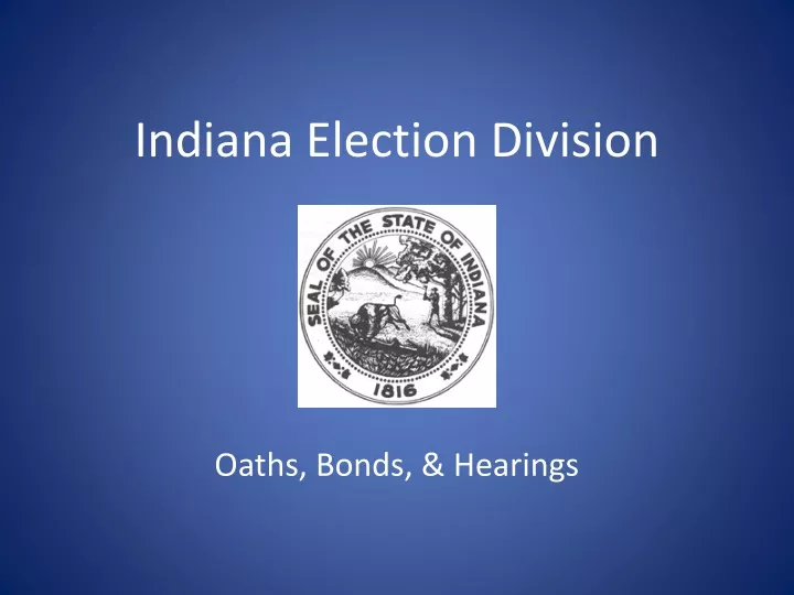 indiana election division
