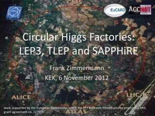 Circular Higgs Factories:  LEP3, TLEP and SAPPHiRE