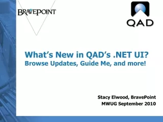 What’s New in QAD’s .NET UI? Browse Updates, Guide Me, and more!