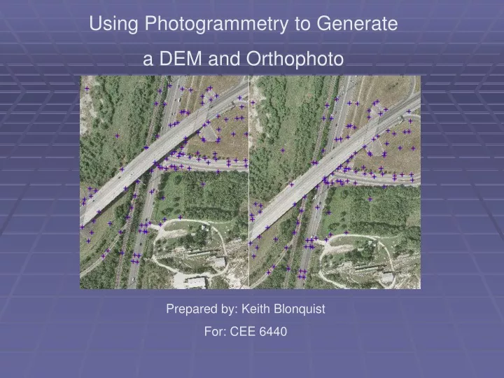 using photogrammetry to generate