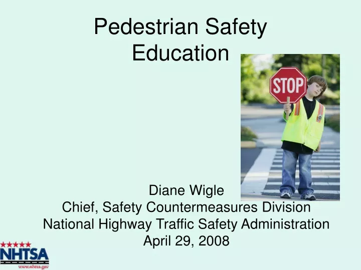 pedestrian safety education