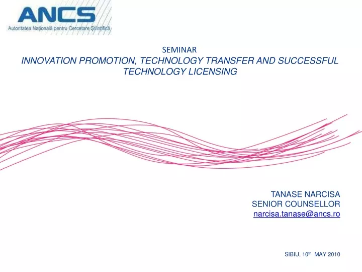 seminar innovation promotion technology transfer