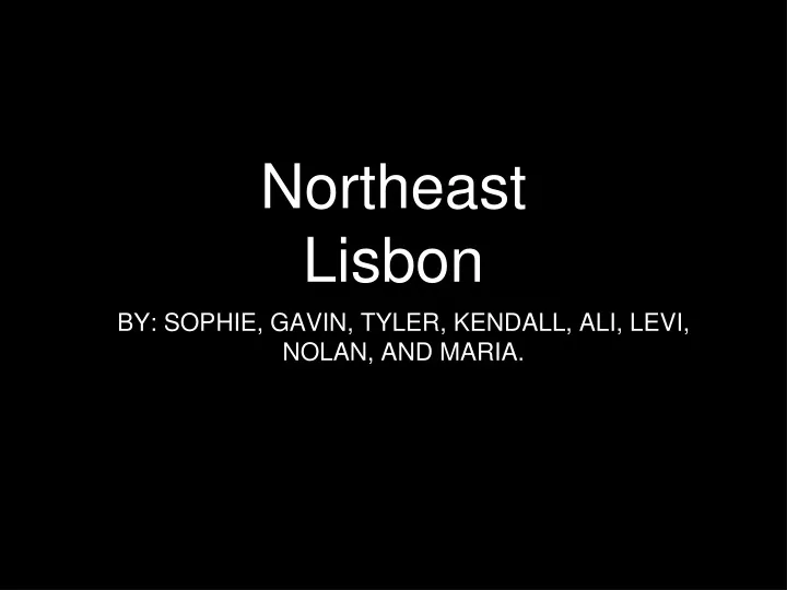northeast lisbon