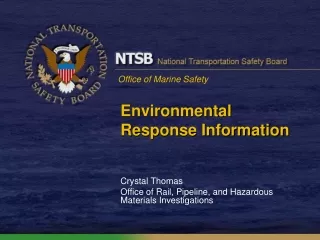 Environmental Response Information