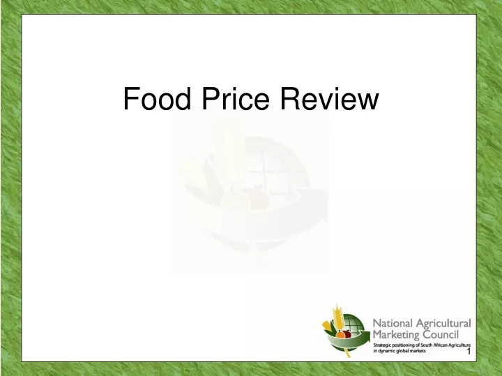 food price review