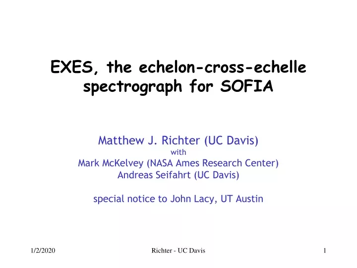 exes the echelon cross echelle spectrograph for sofia