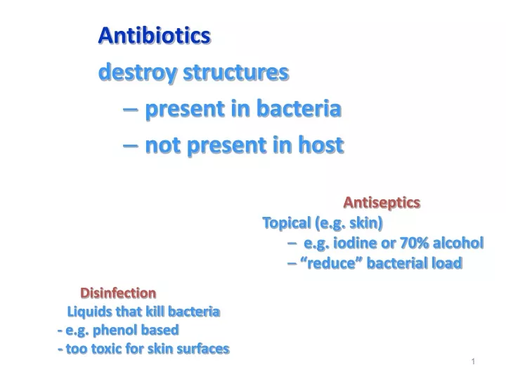 disinfection liquids that kill bacteria e g phenol based too toxic for skin surfaces