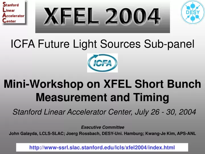 icfa future light sources sub panel mini workshop