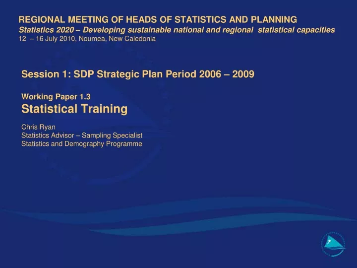 regional meeting of heads of statistics