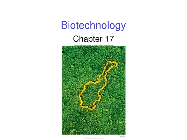 biotechnology