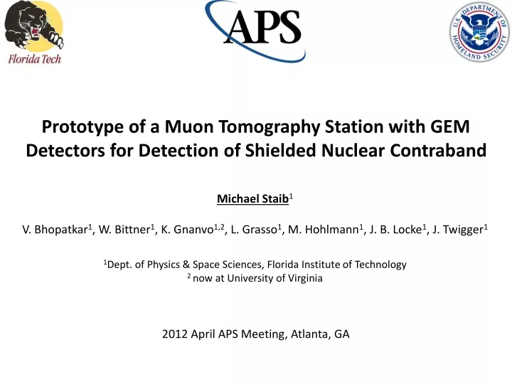 prototype of a muon tomography station with
