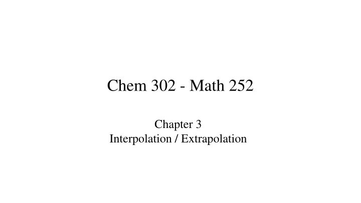 chem 302 math 252
