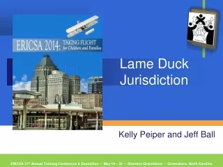 Lame Duck Jurisdiction