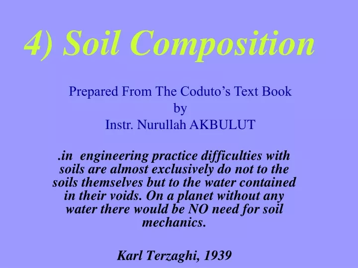 4 soil composition
