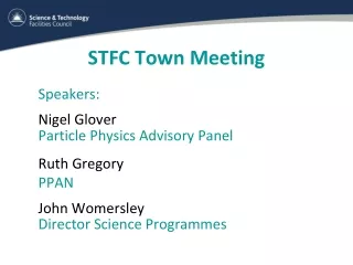 STFC Town Meeting