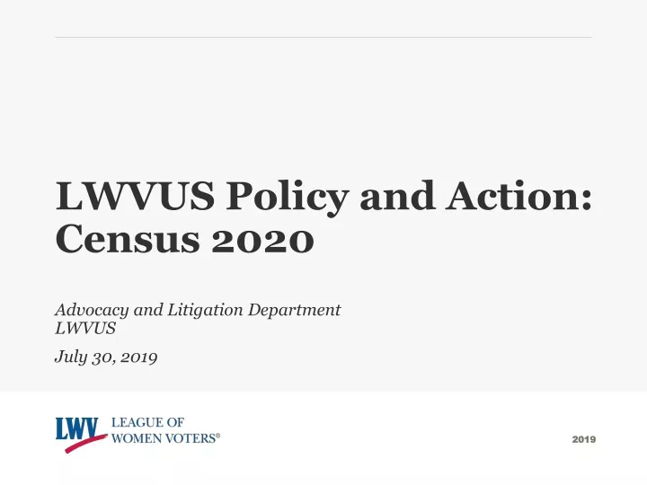 lwvus policy and action census 2020