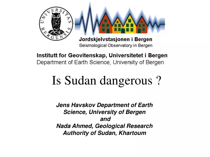 is sudan dangerous
