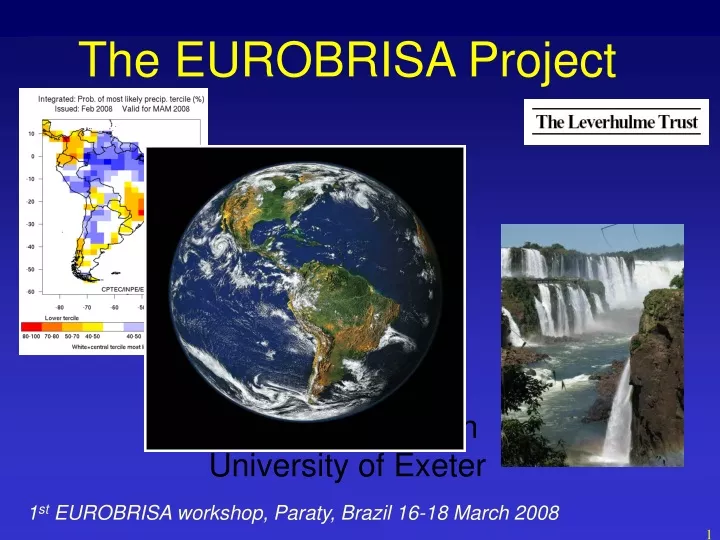 the eurobrisa project david stephenson university