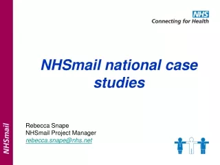 NHSmail national case studies