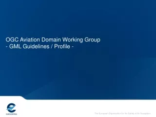 OGC Aviation Domain Working Group - GML Guidelines / Profile -