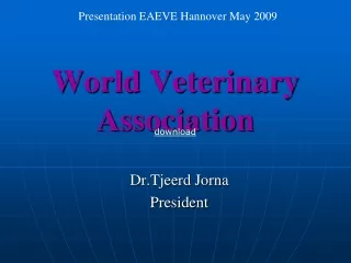 World Veterinary Association