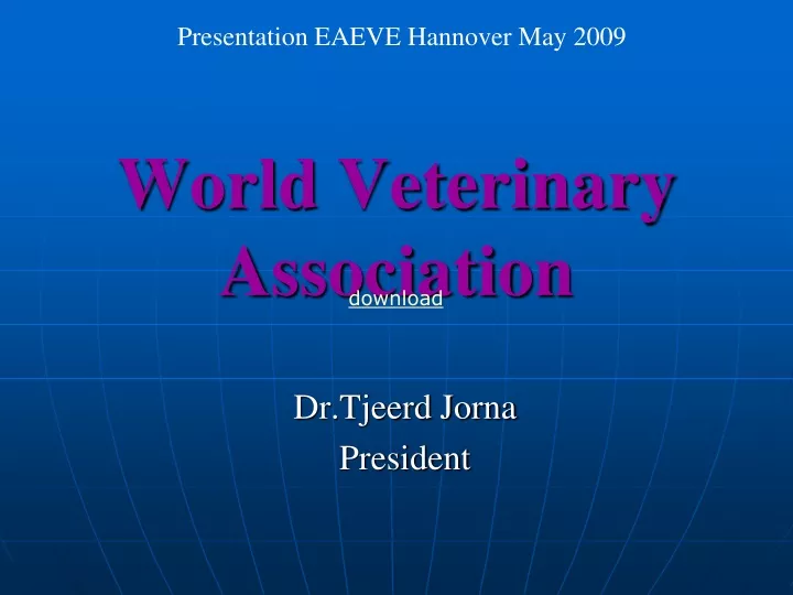 world veterinary association
