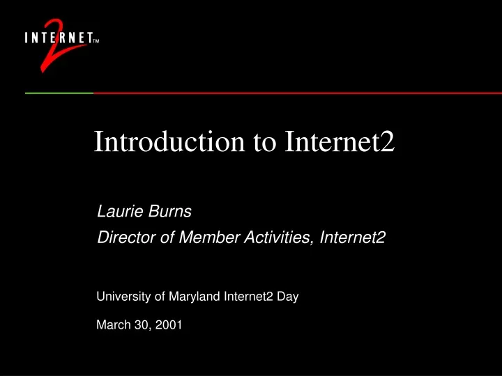introduction to internet2