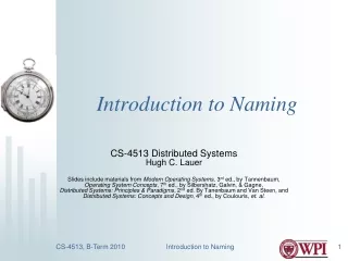Introduction to Naming