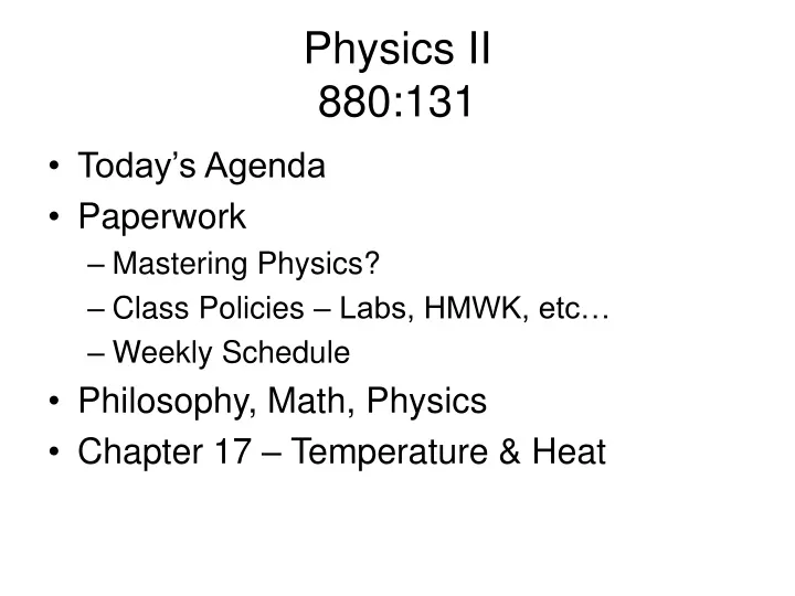 physics ii 880 131