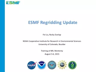 ESMF Regridding Update