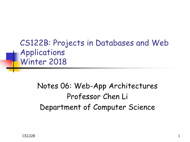 cs122b projects in databases and web applications w inter 201 8