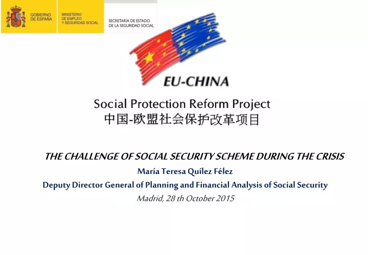 the challenge of social security scheme during