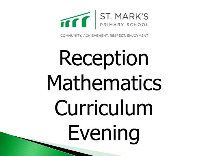 reception mathematics curriculum evening