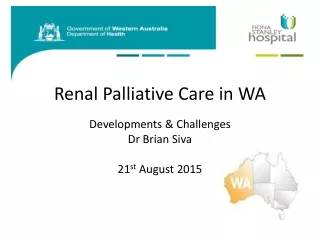 Renal Palliative Care in WA