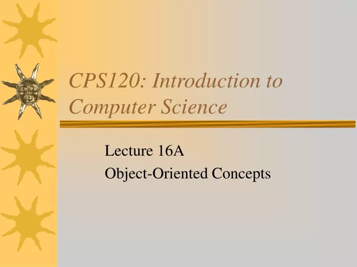 cps120 introduction to computer science