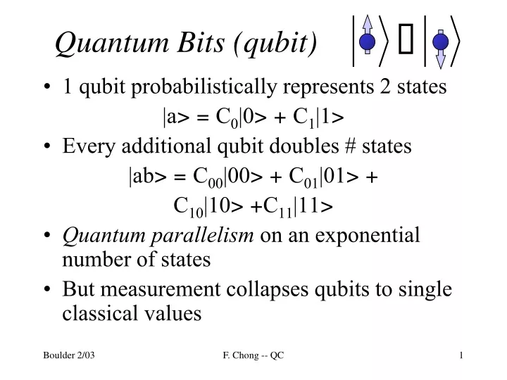 quantum bits qubit